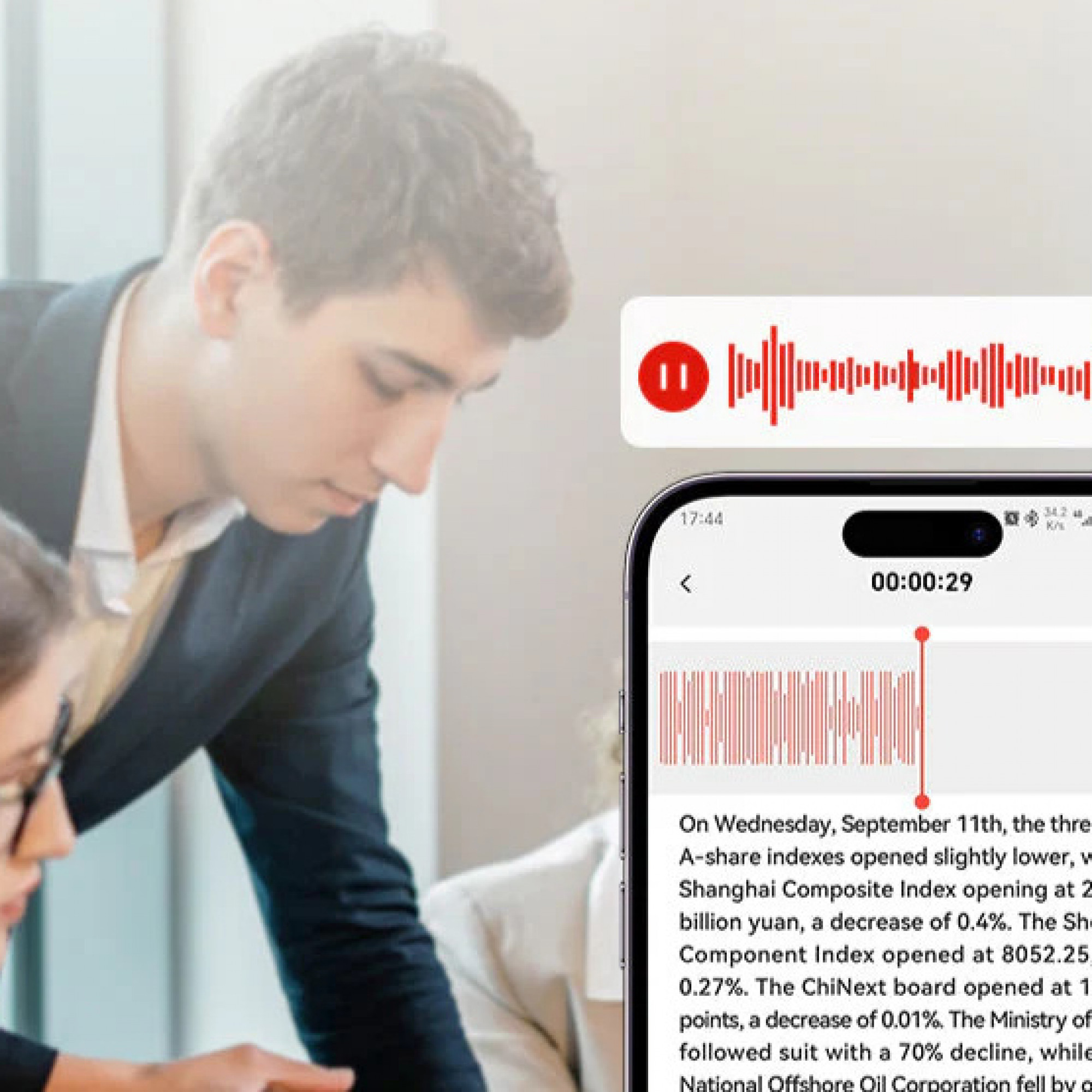 AI-диктофон для встреч UMEVO SL Note With Screen - AI Voice Recorder by ChatGPT